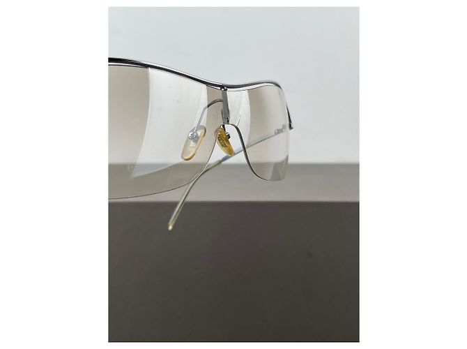 Occhiali da sole Gucci di Tom Ford GG2683/S Wrap Mask Shield degli anni 2000 Argento - vista 13