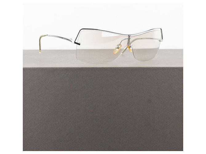 Occhiali da sole Gucci di Tom Ford GG2683/S Wrap Mask Shield degli anni 2000 Argento - vista 3