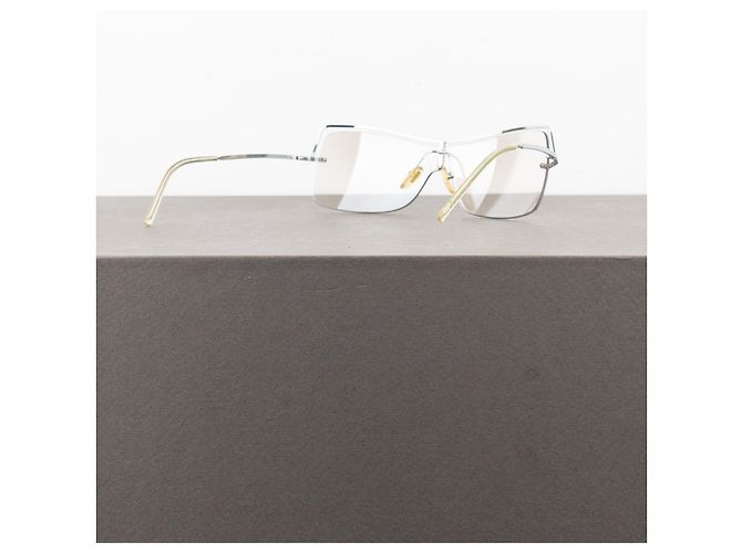 Occhiali da sole Gucci di Tom Ford GG2683/S Wrap Mask Shield degli anni 2000 Argento - vista 5