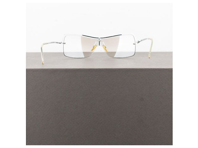Occhiali da sole Gucci di Tom Ford GG2683/S Wrap Mask Shield degli anni 2000 Argento - vista 6