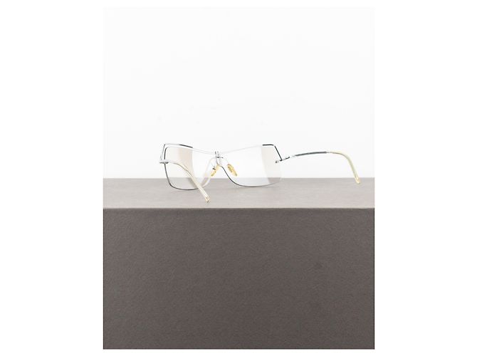 Occhiali da sole Gucci di Tom Ford GG2683/S Wrap Mask Shield degli anni 2000 Argento - vista 7