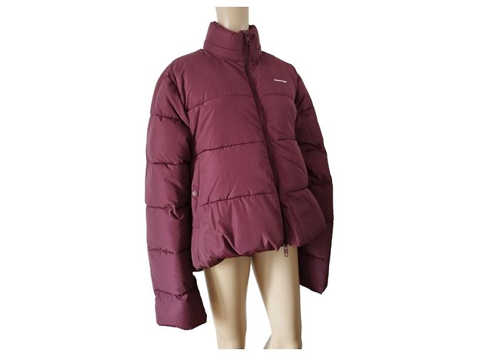 Giacca a piuma Balenciaga bordeaux 2019 Bordò - vista 2