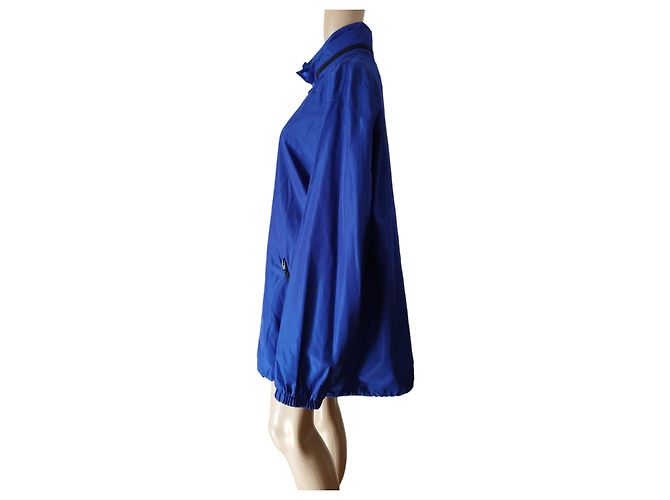 Impermeabile Balenciaga in Nylon Blu - vista 5