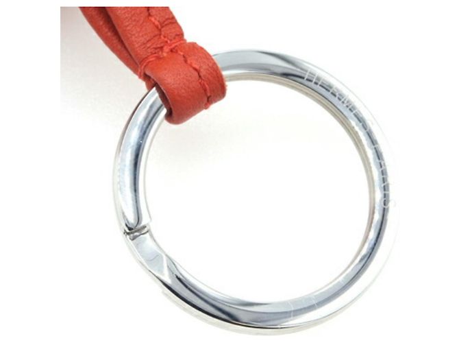 Ring Portachiavi Hermès Carmen Beige Arancione - vista 3