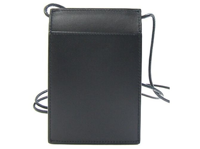 Pochette Mini in Pelle Nera Saint Laurent Nero - vista 2