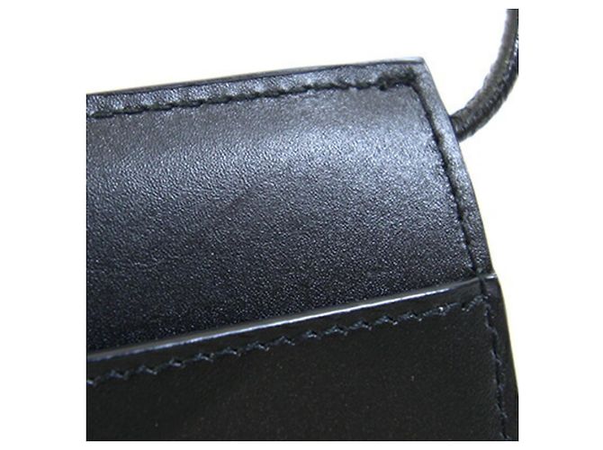 Pochette Mini in Pelle Nera Saint Laurent Nero - vista 6