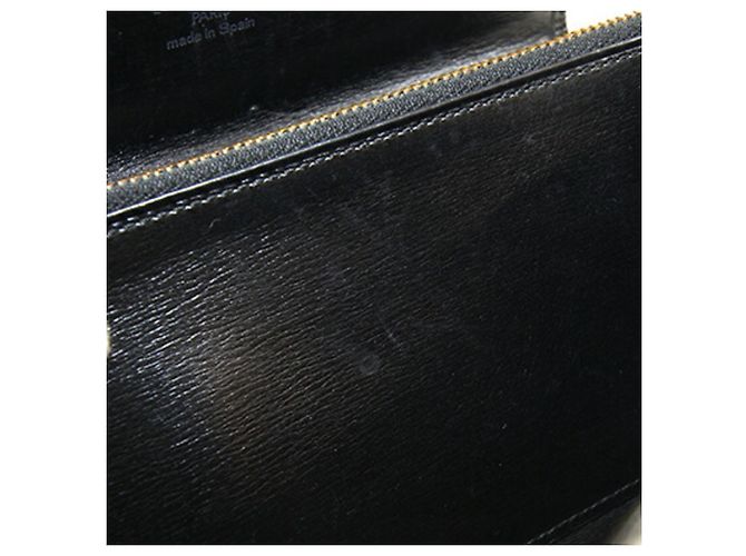 Billetera bi-fold de cuero Epi Louis Vuitton Negro - vista 8