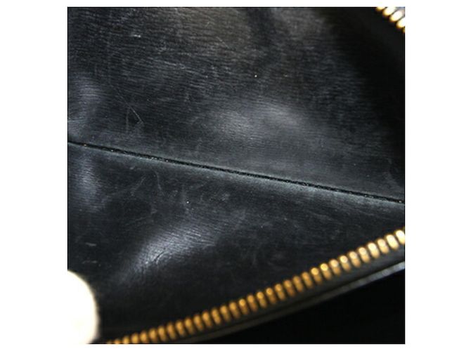 Billetera bi-fold de cuero Epi Louis Vuitton Negro - vista 9