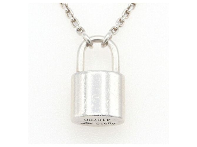 Collana Choker in Argento Sterling Lockit Louis Vuitton - vista 2