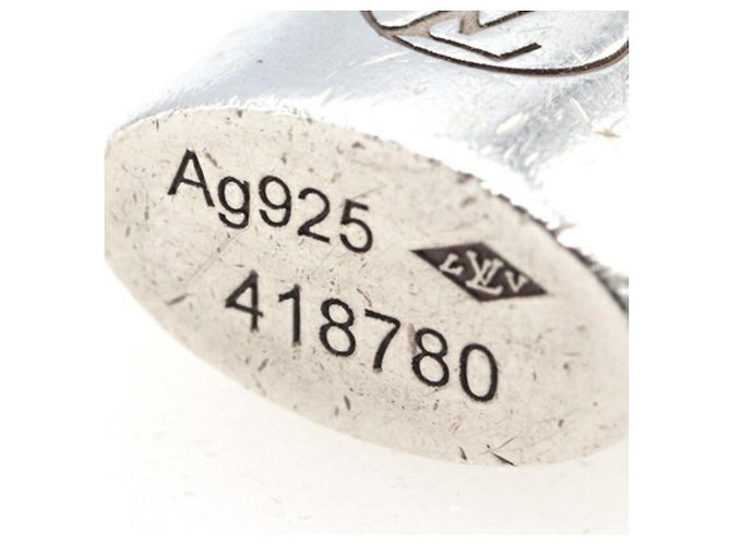 Collana Choker in Argento Sterling Lockit Louis Vuitton - vista 4