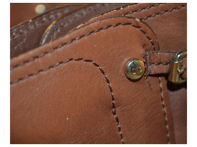 Botines Dior de cuero marrón talla 36 IT Castaño - vista 2