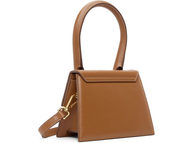 Jacquemus Le Chiquito Mini Pelle Mini Marrone - vista 2