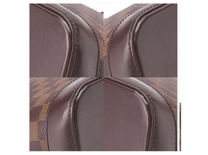 LOUIS VUITTON – Borsa a Mano Alma PM Damier Marrone con Finiture Dorate Marrone scuro - vista 6