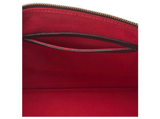 LOUIS VUITTON – Borsa a Mano Alma PM Damier Marrone con Finiture Dorate Marrone scuro - vista 9