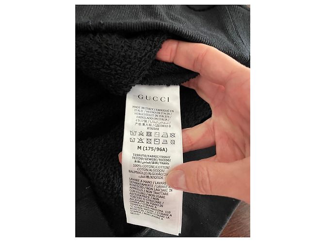 Gucci Vintage Logo Hoodie Schwarz - Ansicht 5