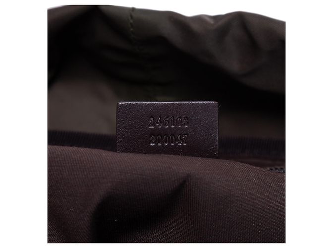Gucci GG Supreme Hebilla Simple Castaño Beige - vista 7