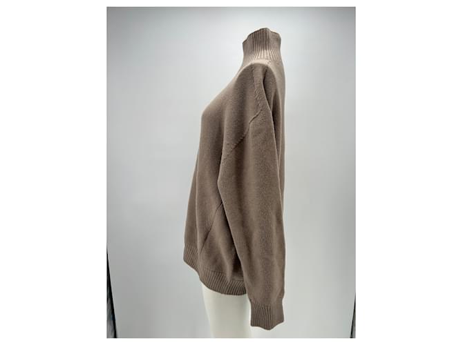 Autre Marque Taope Pullover aus Wolle und Kaschmir Braun - Ansicht 4