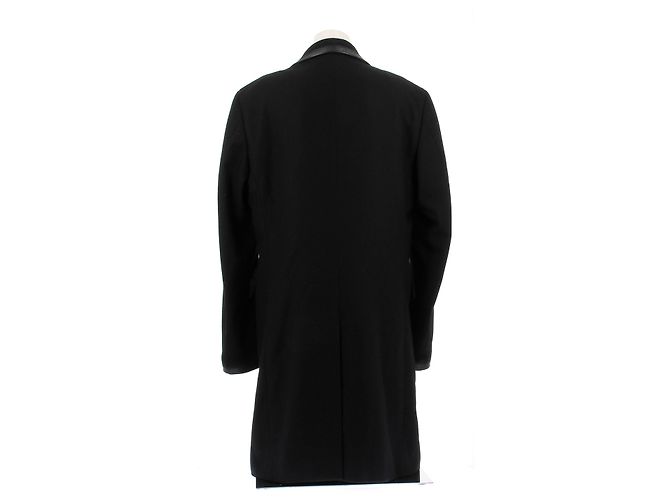 Hermès Cappotto in lana e pelle Nero - vista 2