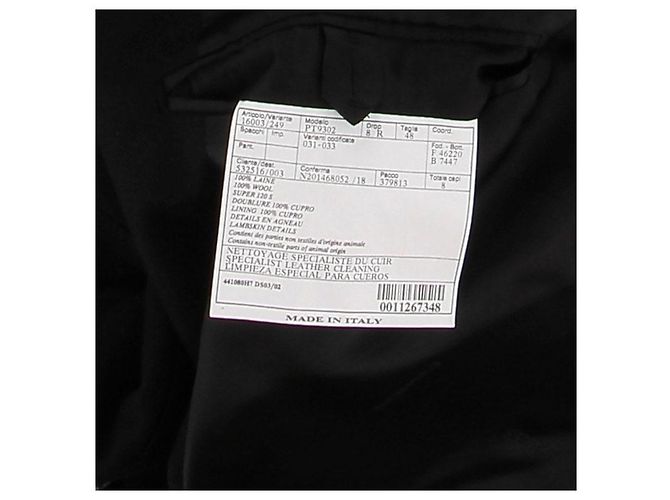 Hermès Cappotto in lana e pelle Nero - vista 6