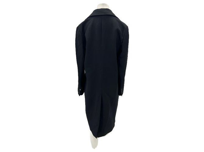 Dolce & Gabbana Manteau long noir en laine Black - view 2