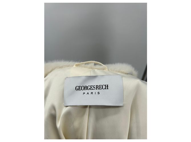 Georges Rech Kunstfellmantel Weiß - Ansicht 5