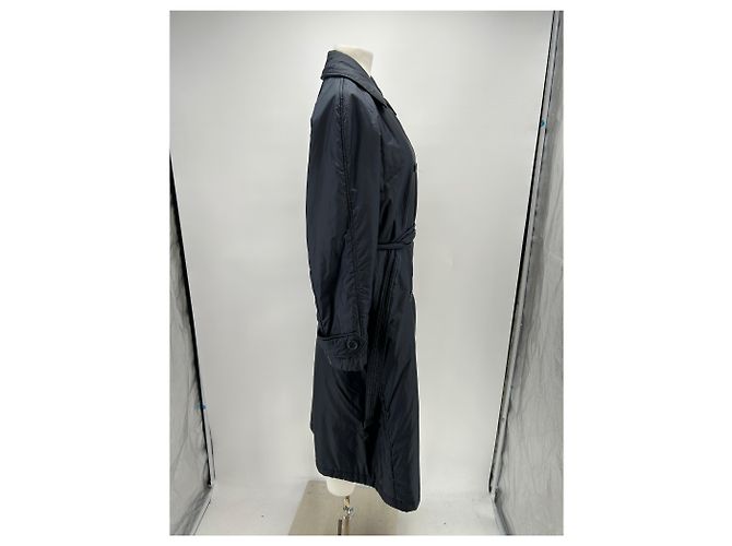 Parka lunga Max Mara blu navy - vista 3