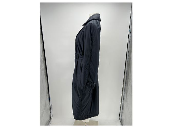 Parka lunga Max Mara blu navy - vista 4