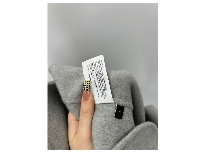 Theory Grau Wolle und Kaschmir Jacke - Ansicht 6