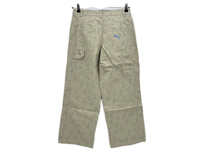 Puma Calça larga bege com estampas - vista 2