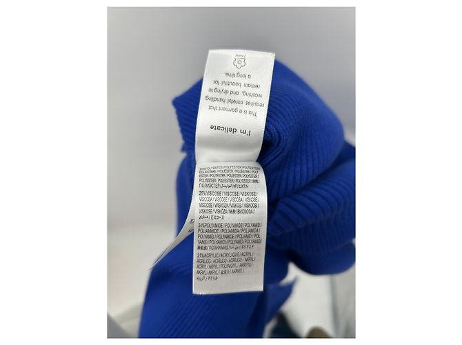Farm Rio Langes blaues Strickkleid mit Herz-Ausschnitt - Ansicht 6