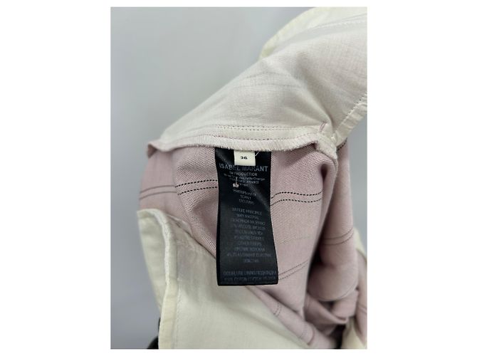 Isabel Marant Calças listradas rosa claro - vista 4