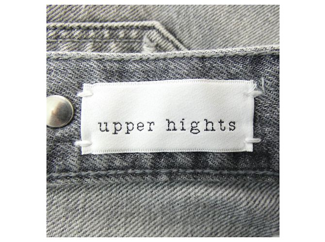 Autre Marque Jeans upper hights Grigio - vista 4