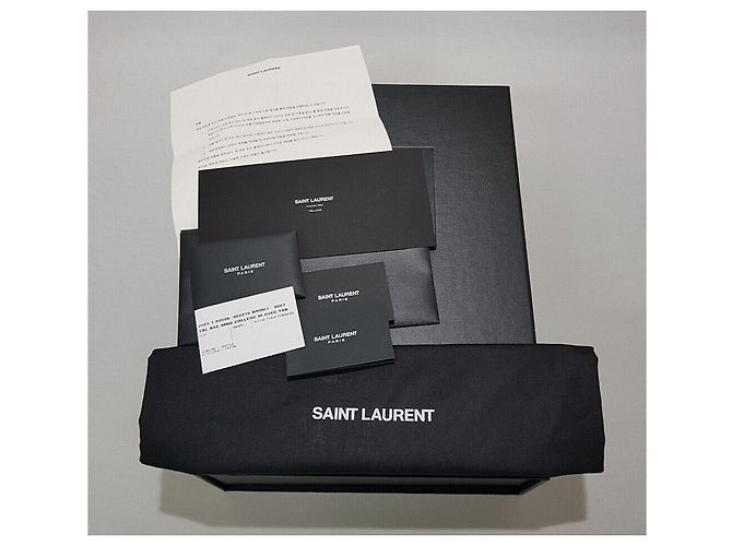 Saint Laurent Borsa Monogram Vintage Bianca Media Bianco - vista 10