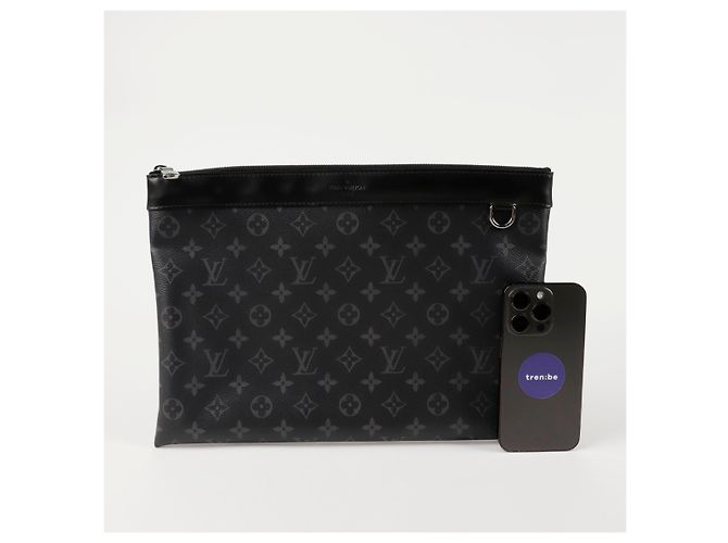 Louis Vuitton Clutch Pochette Apollo Nero - vista 9