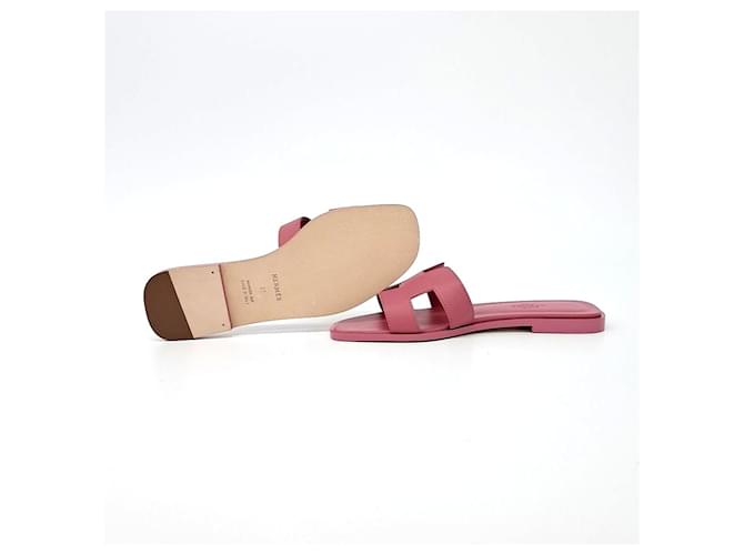 Pantofole Hermès Oran Rosa - vista 4
