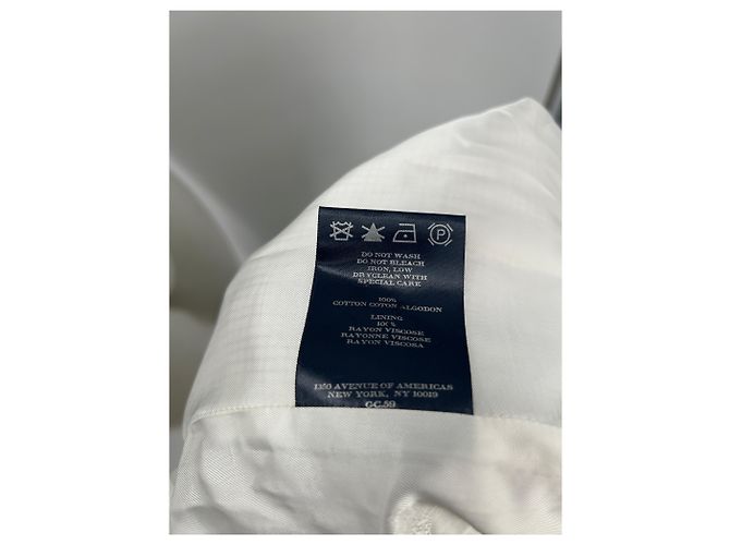 Burberry Trench branco xadrez - vista 6