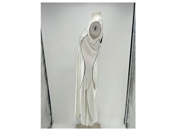 Puma Langes weißes Satin-Kleid - Ansicht 4
