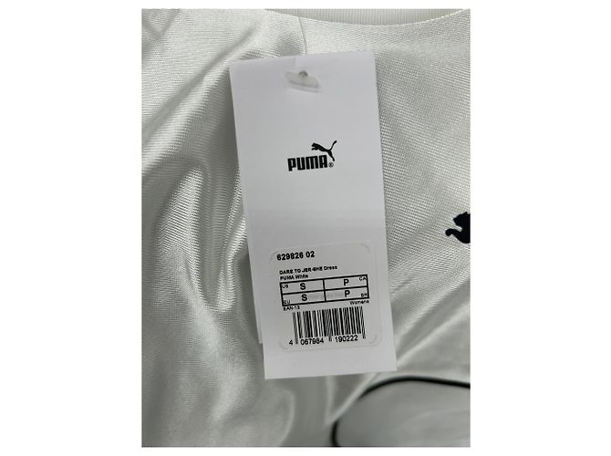 Puma Langes weißes Satin-Kleid - Ansicht 6