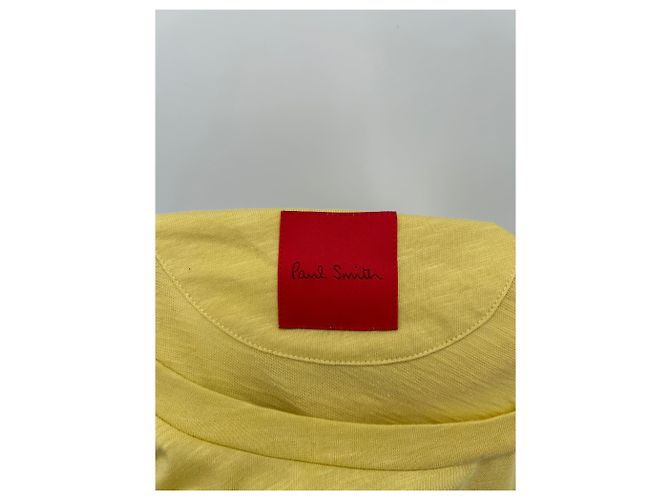 Paul Smith Yellow Cotton T-Shirt L - view 3