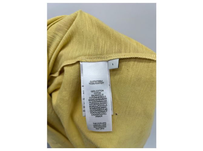 Paul Smith Yellow Cotton T-Shirt L - view 5