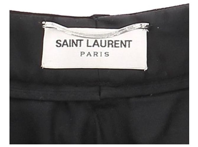 Saint Laurent Pantaloni in velluto nero - Ansicht 5