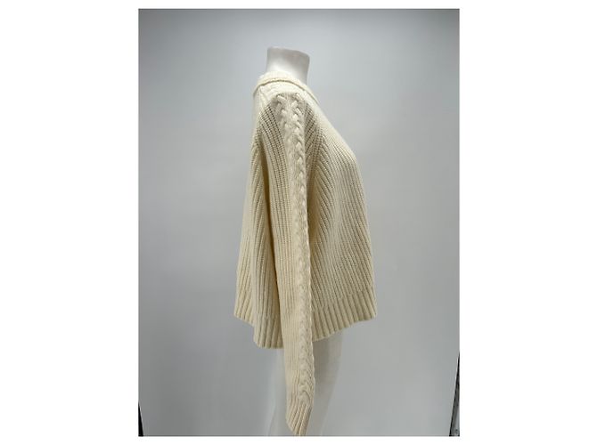 Autre Marque Suéter branco de cashmere e lã - vista 3