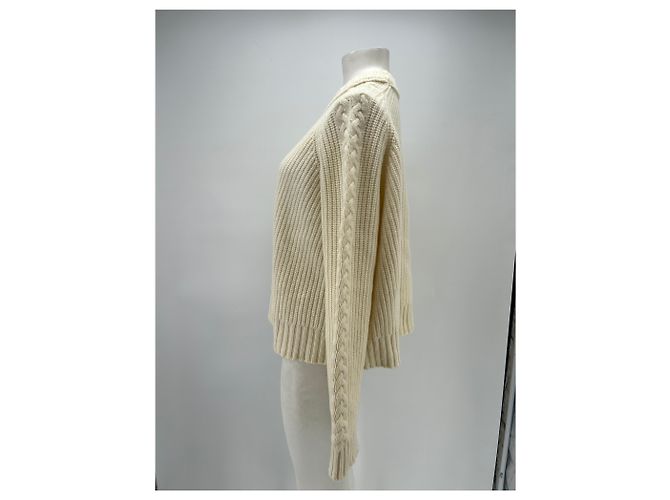 Autre Marque Suéter branco de cashmere e lã - vista 4