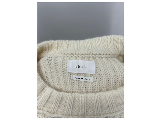 Autre Marque Suéter branco de cashmere e lã - vista 5