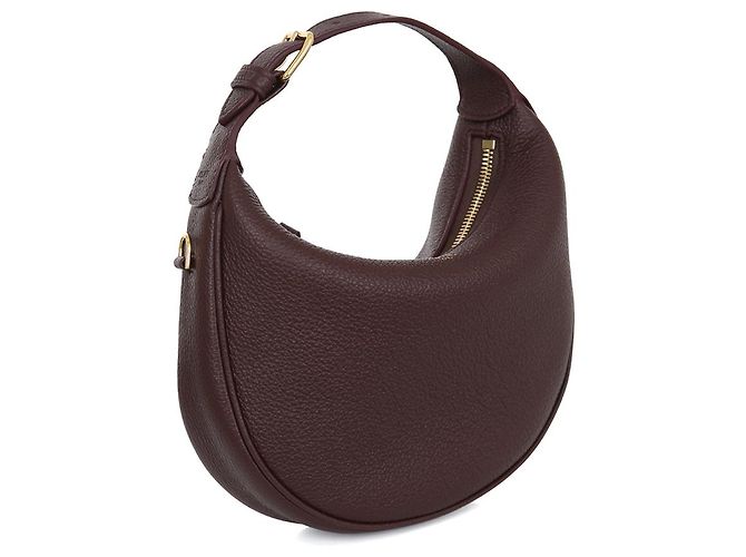 Céline Borsa a mano in pelle di vitello grana Tin Loulou Rosso - vista 3
