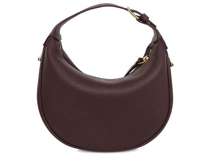 Céline Borsa a mano in pelle di vitello grana Tin Loulou Rosso - vista 4