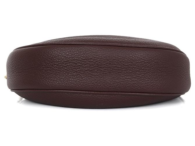 Céline Borsa a mano in pelle di vitello grana Tin Loulou Rosso - vista 5