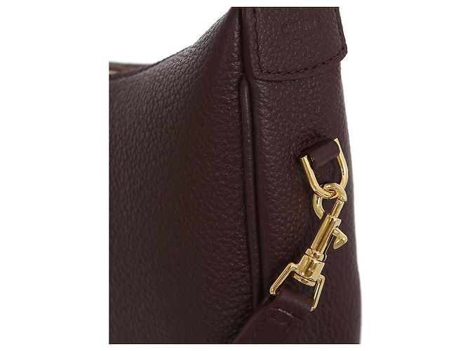 Céline Borsa a mano in pelle di vitello grana Tin Loulou Rosso - vista 8