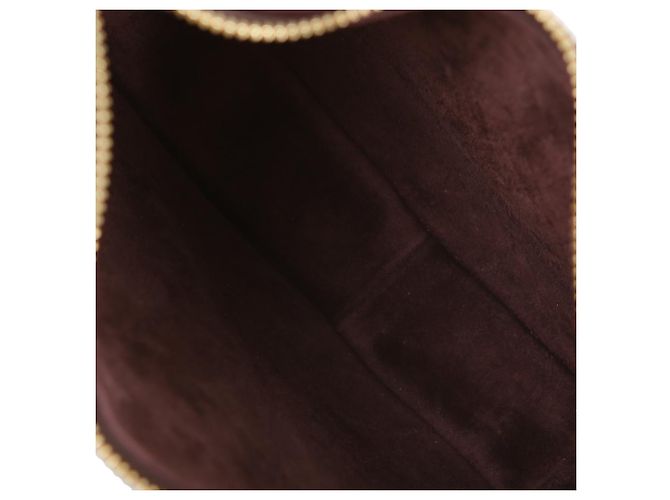 Céline Borsa a mano in pelle di vitello grana Tin Loulou Rosso - vista 9