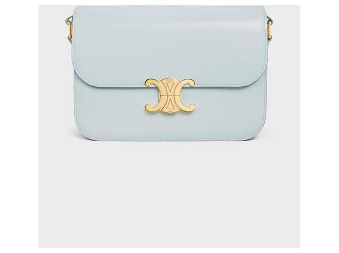 Céline Borsa CLASSIQUE TRIOMPHE in vitello lucido Blu - vista 4